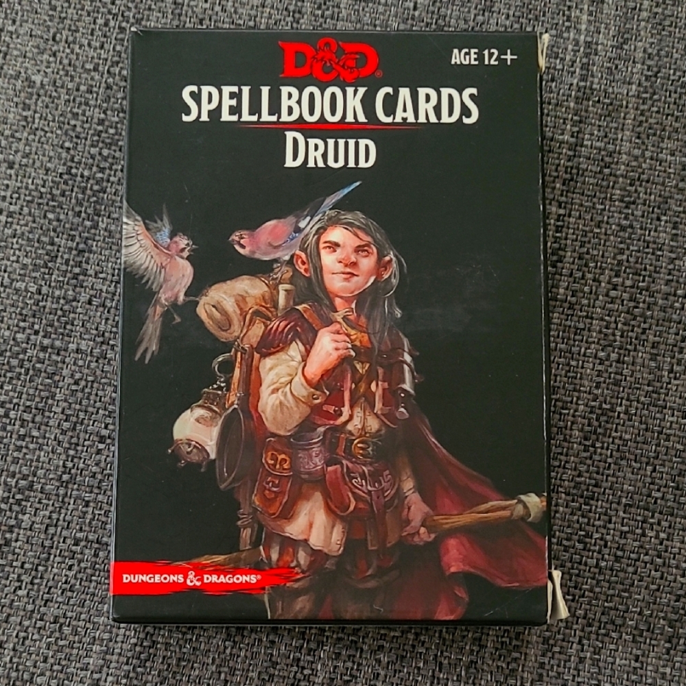 Dungeons & Dragons Druid Spellbook Cards 5e